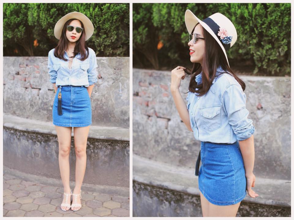Lưu Hương Giang nổi bật với phong cách street style năng động