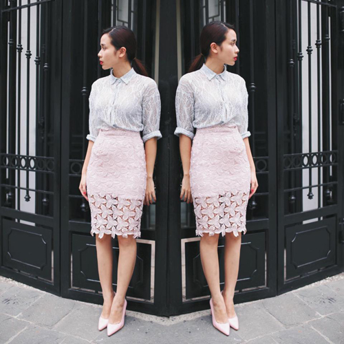 Lưu Hương Giang nổi bật với phong cách street style năng động