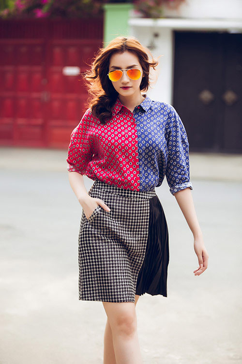 Thời trang hè đầy sức sống của Hoa hậu Trúc Diễm