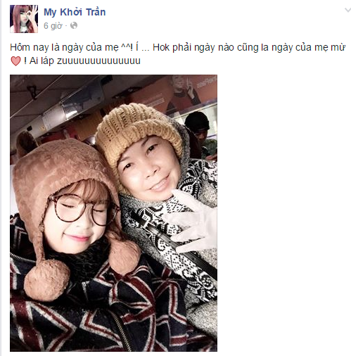 Sao Việt bày tỏ tình cảm nhân Ngày của mẹ