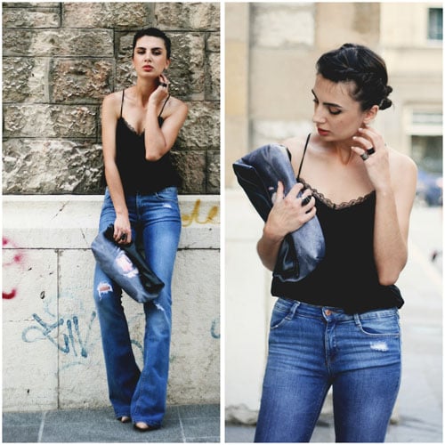 7 cách mặc quần jeans ống loe thời thượng trong năm 2015