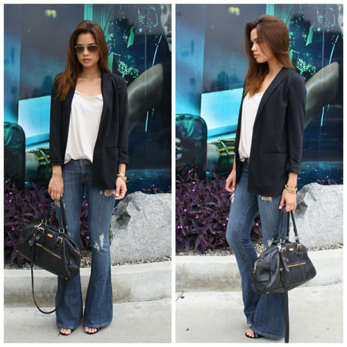 7 cách mặc quần jeans ống loe thời thượng trong năm 2015