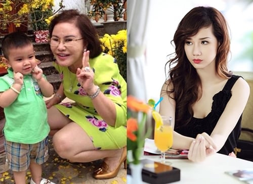 me chong MC Quynh Chi dua chau sang My 5