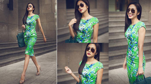 Cac my nhan Viet dong loat do xo lan san thiet ke thoi trang