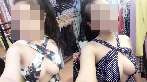 thoi trang khoe nguc phan cam 2