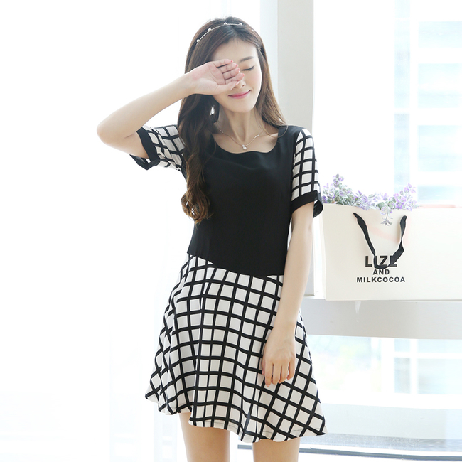 Duyên dáng tới công sở cùng đầm lỡ tay cực đẹp 2015