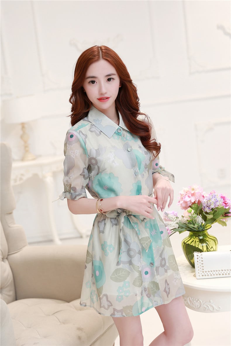 Duyên dáng tới công sở cùng đầm lỡ tay cực đẹp 2015
