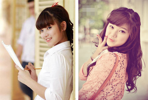 Nhung nguoi dep Viet so huu khuon mat ngay tho nhu thien su
