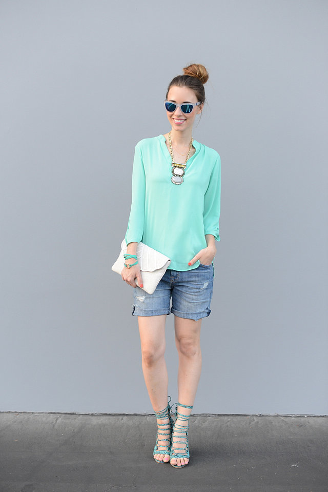 Mẹo mặc quần cutoff shorts jeans phù hợp với mọi vóc dáng