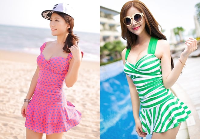 Thời trang đi biển dành cho người béo bụng