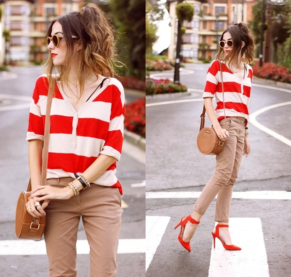 Cách mix quần duyên dáng của blogger