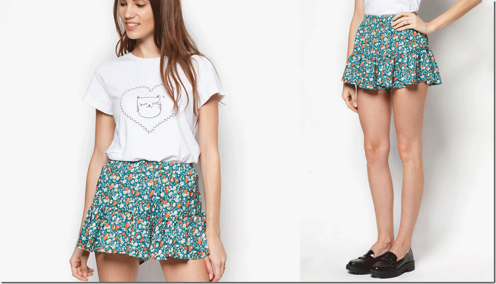 Những mẫu quần short họa tiết tuyệt đẹp trong mùa hè 2015