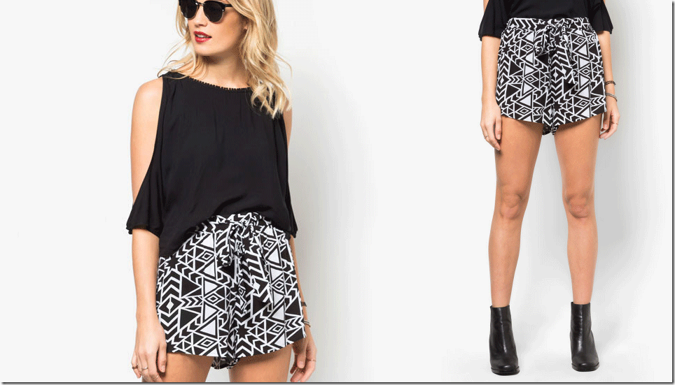 Những mẫu quần short họa tiết tuyệt đẹp trong mùa hè 2015
