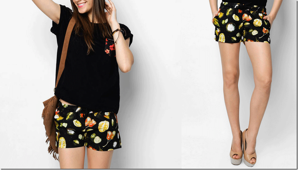 Những mẫu quần short họa tiết tuyệt đẹp trong mùa hè 2015