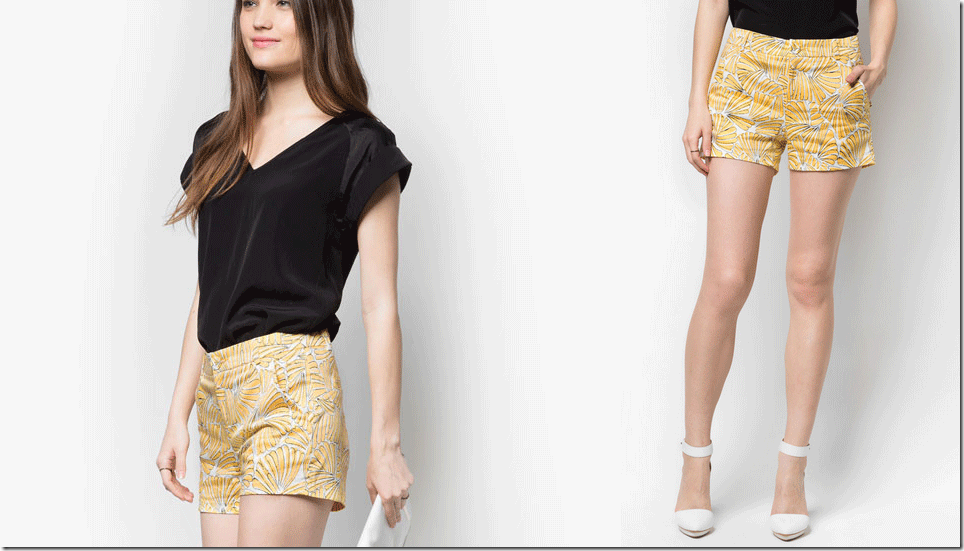 Những mẫu quần short họa tiết tuyệt đẹp trong mùa hè 2015