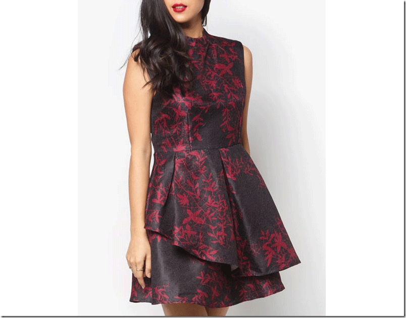 F5 phong cách công sở với váy áo peplum xếp nếp đầy ấn tượng