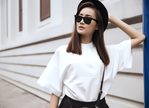 Sử dụng sắc trắng đen để không nhàm chán