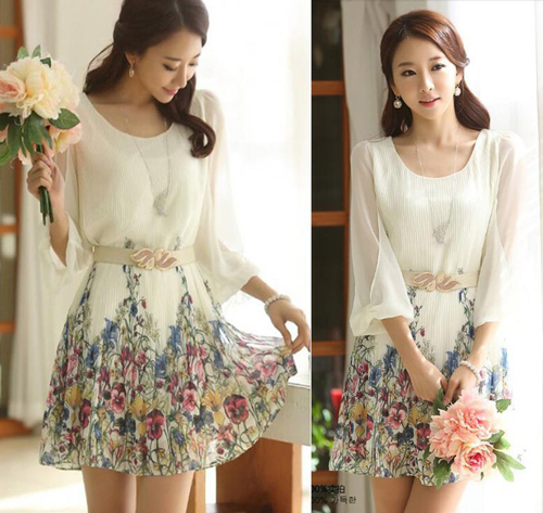 Đầu tuần đến công sở với đầm voan dịu dàng thanh lịch