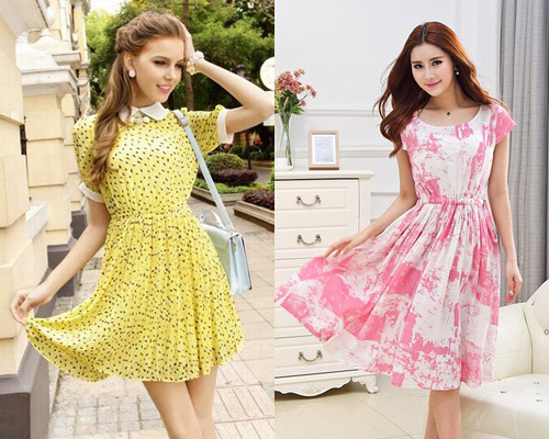 Đầu tuần đến công sở với đầm voan dịu dàng thanh lịch