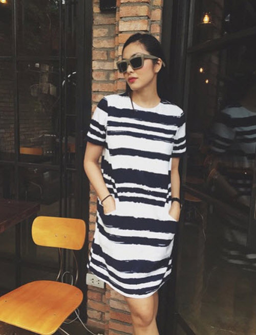 Hà Tăng tái xuất với loạt đồ tự thiết kế tuyệt xinh