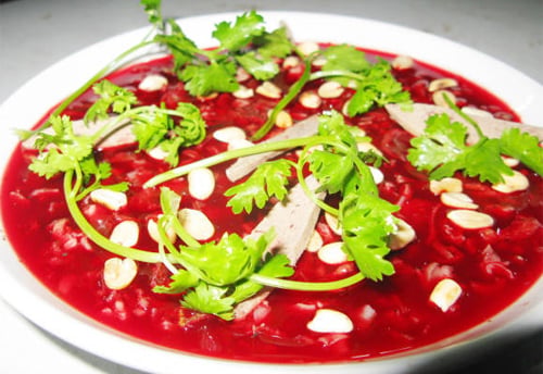 nguy hại từ món tiết canh