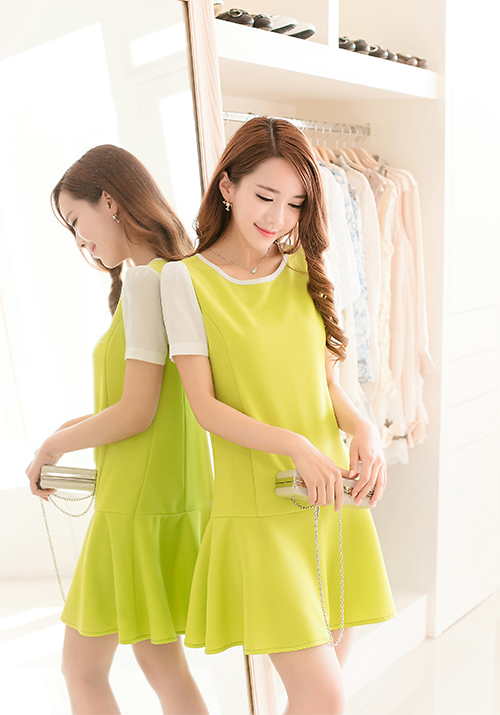 váy suông đuôi cá thanh lịch