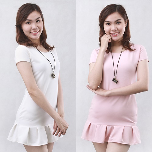 váy suông đuôi cá thanh lịch