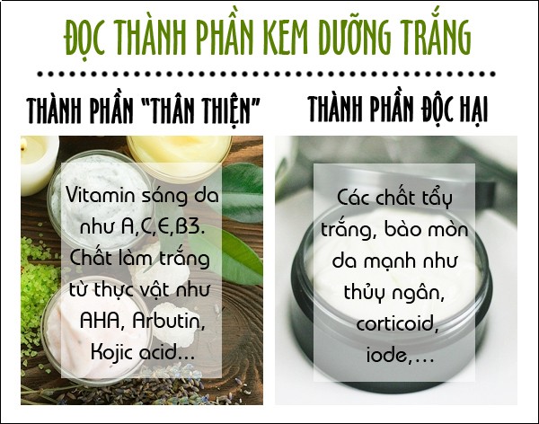 kem trắng da 