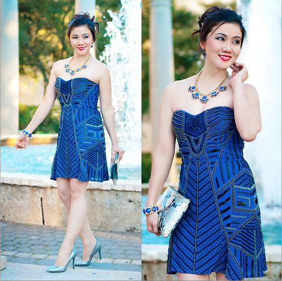 Trang phục xanh coban chiếm lính thời trang hè thu 2015