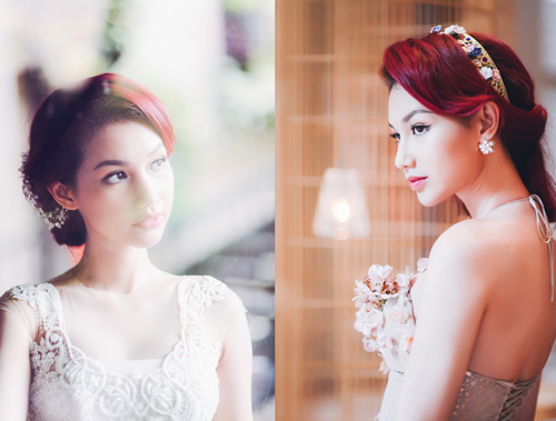 quỳnh chi diện váy cưới