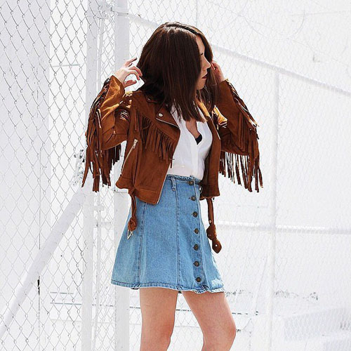 17 cách mặc váy denim thời thượng cho phái đẹp