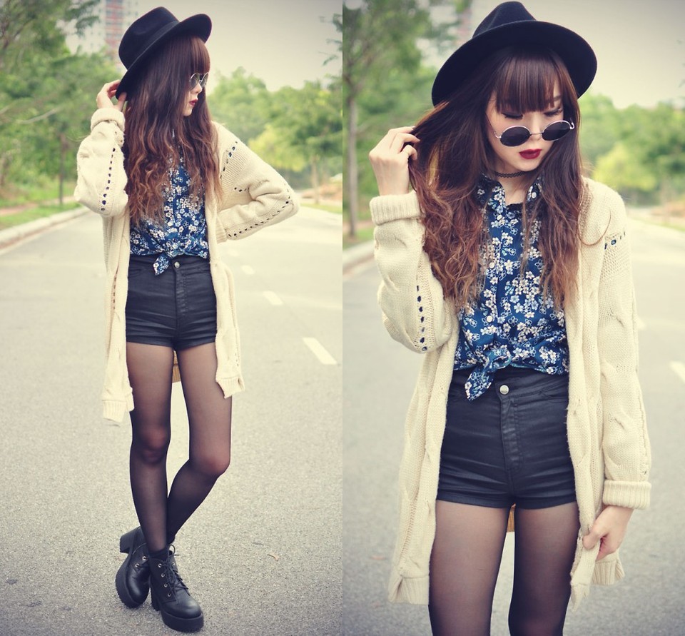 Croptop họa tiết hoa sành điệu cho bạn gái
