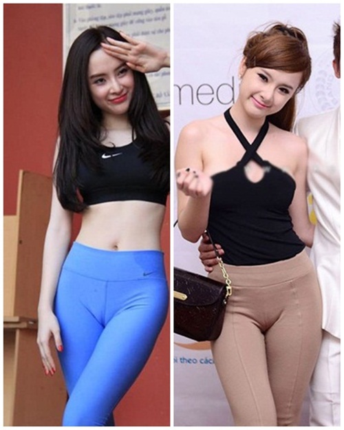 Ngượng chín mặt với mốt quần bó sát của mỹ nhân Việt