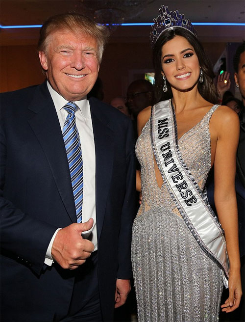 paulina vega và donal trump 1