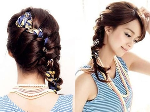 tóc tết tỏng mùa hè