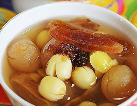 hạt sen giữ dáng