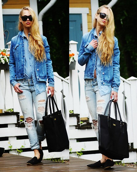 Mùa hè học cách mặc đẹp, chống nắng với áo khoác denim sành điệu