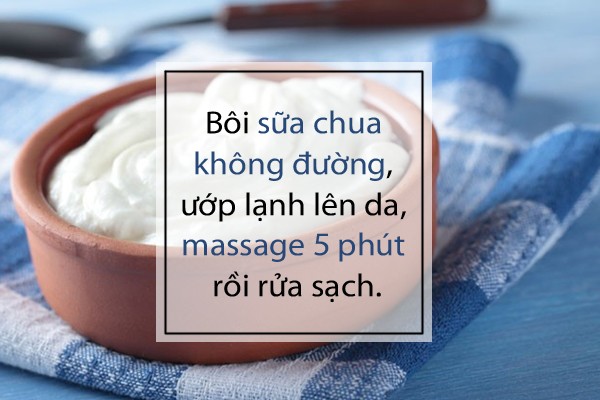 chữa da cháy nắng