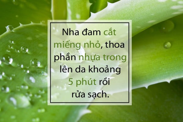 chữa da cháy nắng