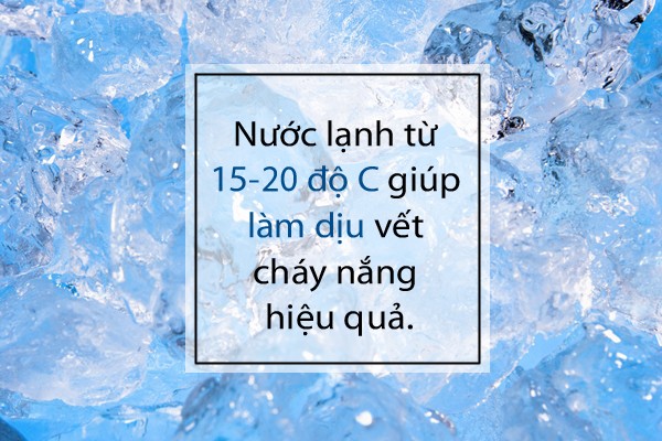 chữa da cháy nắng