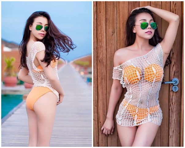 Áo choàng ren đi biển gợi cảm cho cô nàng ngại hở