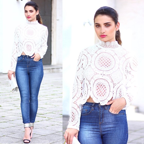 Gợi ý cô nàng béo bụng mặc đẹp, gợi cảm với crop rop ren