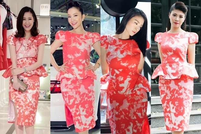 Những pha đụng váy áo dự sự kiện của sao Việt
