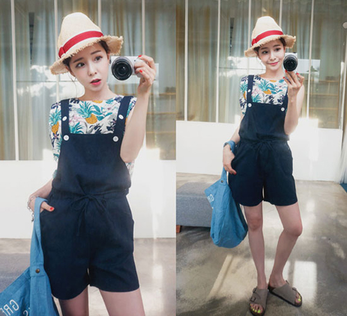 Quần yếm sành điệu say lòng cô gái trẻ