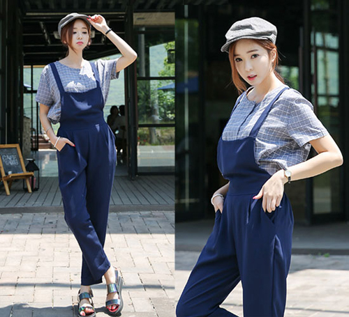 Quần yếm sành điệu say lòng cô gái trẻ
