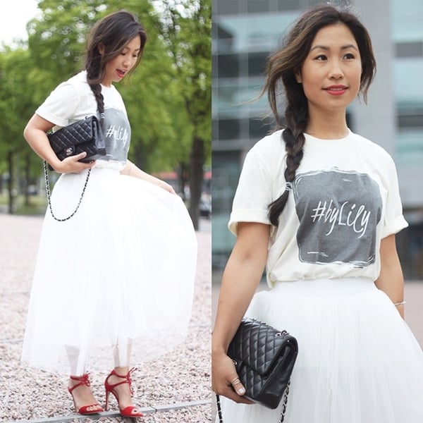 Fashionista hút hồn với sắc trắng ngày hè
