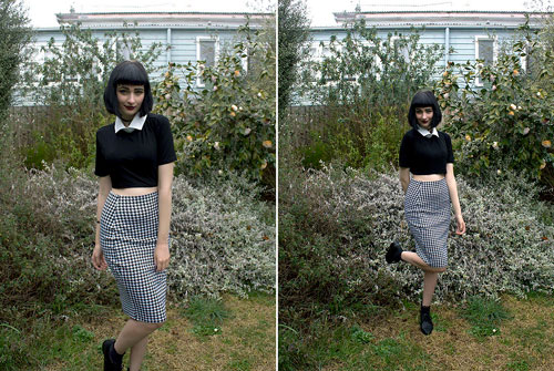 Bạn đã biết cách mix croptop với chân váy bút chì hợp xu hướng