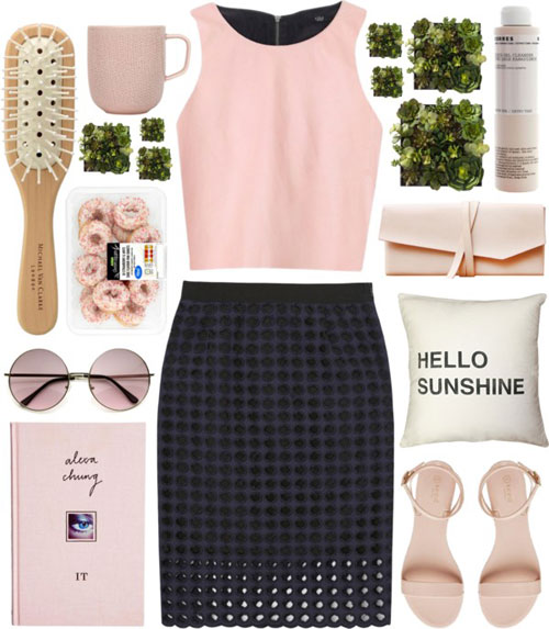Bạn đã biết cách mix croptop với chân váy bút chì hợp xu hướng