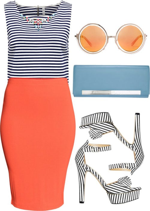 Bạn đã biết cách mix croptop với chân váy bút chì hợp xu hướng