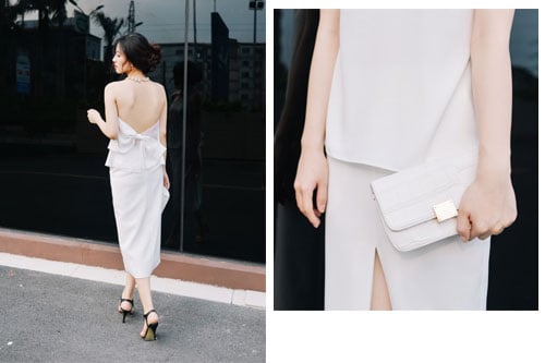 Chọn váy hở lưng để quyến rũ mà không trần tục